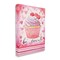 Stupell Industries Be Sweet Romantic Hearts Cupcake Canvas Wall Art